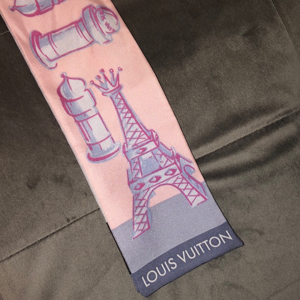 Louis Vuitton Pink Scarf